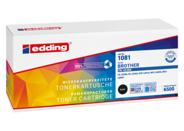 edding Toner Kompatibel mit Brother TN-423BK schwarz