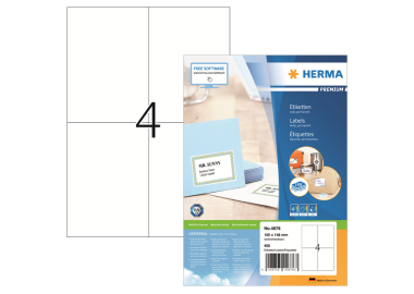 HERMA Universaletikett PREMIUM 210 x 148 mm (B x H)