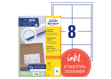 Avery Zweckform Universaletikett ultragrip 97 x 67,7 mm (B x H)