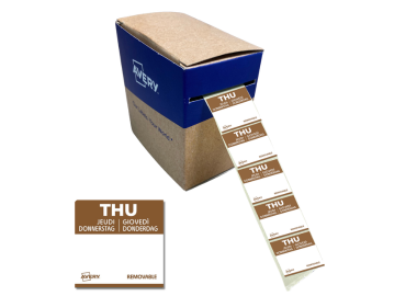 Avery Zweckform Küchenetikett 25 x 25 mm (B x H) Thursday