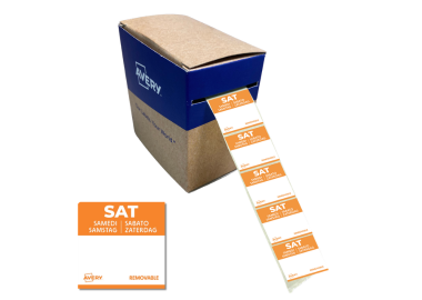 Avery Zweckform Küchenetikett 25 x 25 mm (B x H) Saturday