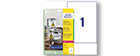 Avery Zweckform Folienetikett 210 x 297 mm (B x H)